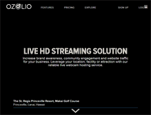 Tablet Screenshot of ozolio.com